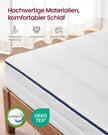 Matras - Tweepersoons - 140 x 200 cm - Gel Traagschuim - Wit
