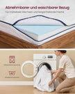 Matras - Tweepersoons - 140 x 200 cm - Gel Traagschuim - Wit