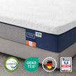 Matras - 90 x 200 x 20 cm - Gel Traagschuim - 7 Zones - Blauw