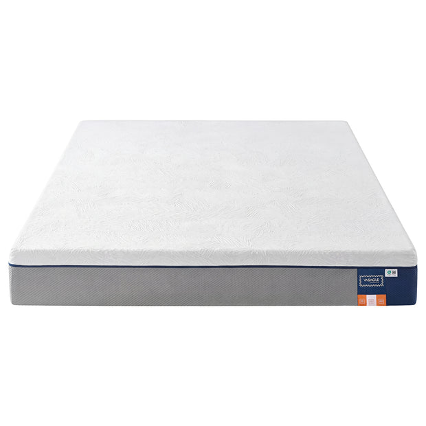 Matras - 160 x 200 x 20 cm - Gel Traagschuim - 7 Zones - Blauw