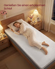 Matras - 90 x 200 cm - Gel-traagschuim - Middelhard - 20 cm dik - Blauw - 12,7 kg