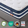 Pocketveringmatras - 7 Zones - Gel-Traagschuim - 160 x 200 cm - Blauw