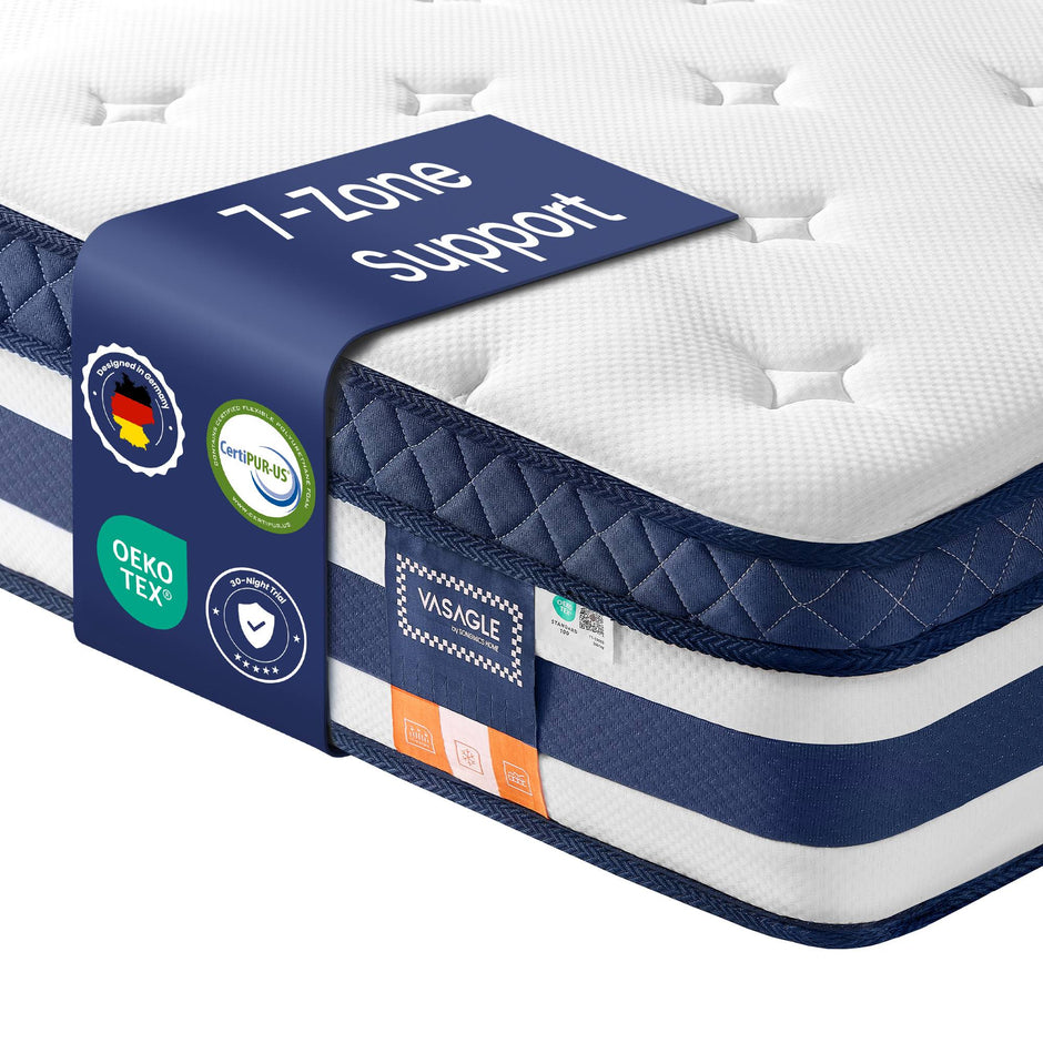 Bed Frame - Metal with LED and Charging Station
