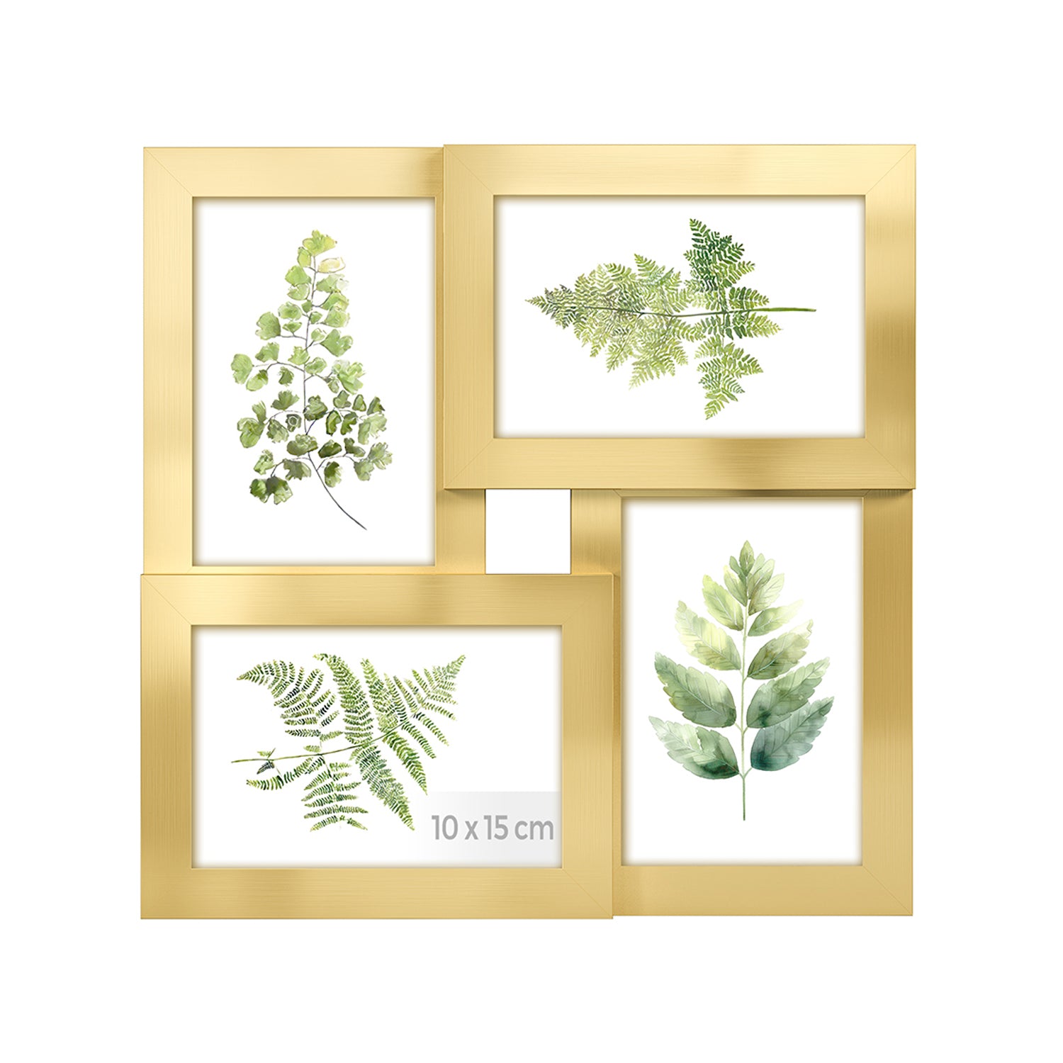 4 fotoramar för väggdekoration - 10 × 15 cm foton