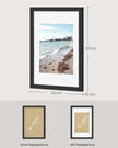 Fotolijsten – Set van 3 – 20 x 30 cm – Met Sporloze Wandhaken – Ophangen of Neerzetten – Zwart