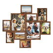 Fotolijsten - Set van 10 - Diverse Maten - PVC - Roodbruin