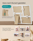 Fotolijsten Set – Middelgroot – Gereedschapsloos Ophangen of Neerzetten – 10 x 15 cm – Wit
