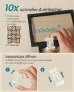 Fotolijsten Set – Groot – Gereedschapsloos Ophangen of Neerzetten – 10 x 15 cm – Zwart
