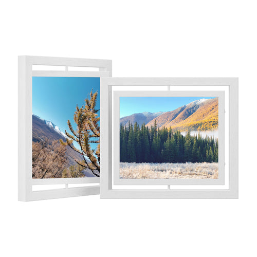 Fotorramuppsättning - 10 stycken - roterande - 20,3 x 25,4 cm (8 x 10 tum)