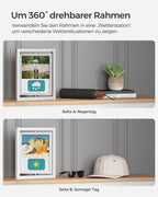 Fotorramuppsättning - 10 stycken - roterande - 20,3 x 25,4 cm (8 x 10 tum)