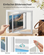 Fotorramuppsättning - 10 stycken - roterande - 20,3 x 25,4 cm (8 x 10 tum)