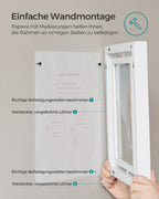 Fotorramuppsättning - 10 stycken - roterande - 20,3 x 25,4 cm (8 x 10 tum)