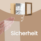 Fotoram collage - 10x15 cm foton - uppsättning av 10 fotoramar - modern design