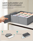 Lade-organizer - Opvouwbaar - Set van Meerdere Boxen - Duifgrijs - 19 x 40 x 10 cm