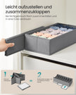Lade-organizer - Opvouwbaar - Set van Meerdere Boxen - Duifgrijs - 19 x 41 x 10 cm