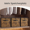 Opbergdozen - Set van 6 - Met Deksel - Opvouwbaar - Zwart