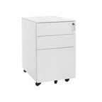 LadeBlok - Mobile Bre of Drawers With Lock - 3 lådor - Office Cabinet - Svart