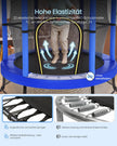 Kindertrampoline - 174 cm - Met Veiligheidsnet - Randbescherming - Blauw