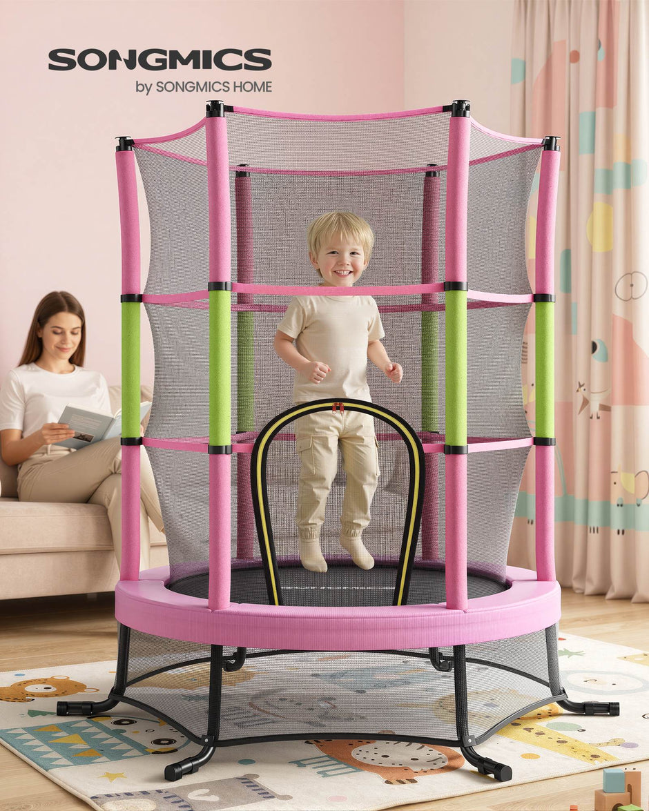 Mini Trampoline - With Handlebar - For Kids