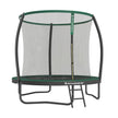 Tuintrampoline - 244 cm - Met Veiligheidsnet - Ladder - Zwart-Donkergroen
