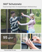 Trampolin - Ø 244 cm - med säkerhetsnät
