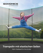Trampolinsäkerhetsnät - med blixtlås - Ø 305 cm
