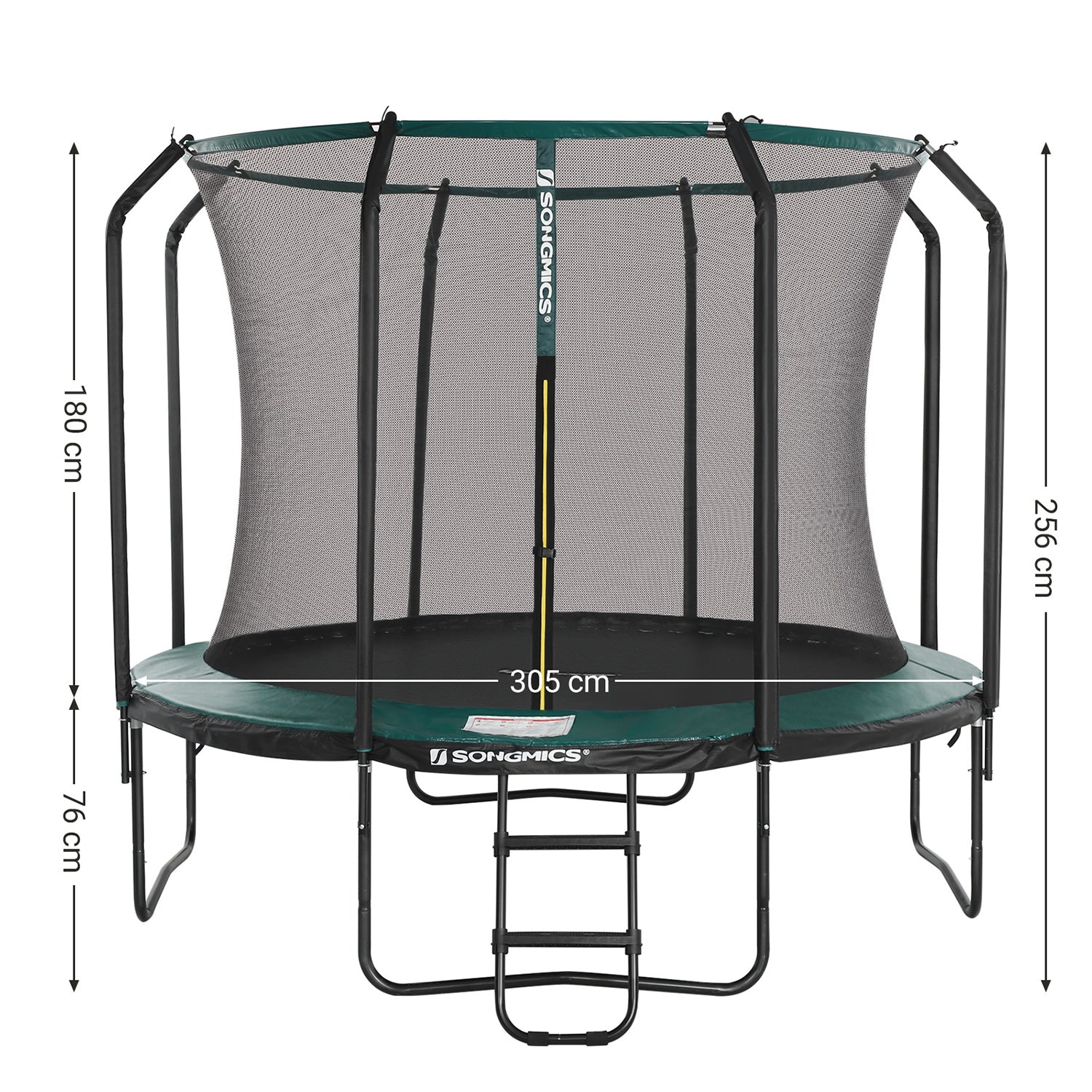 Trampolin - med netto - Ø 305 cm