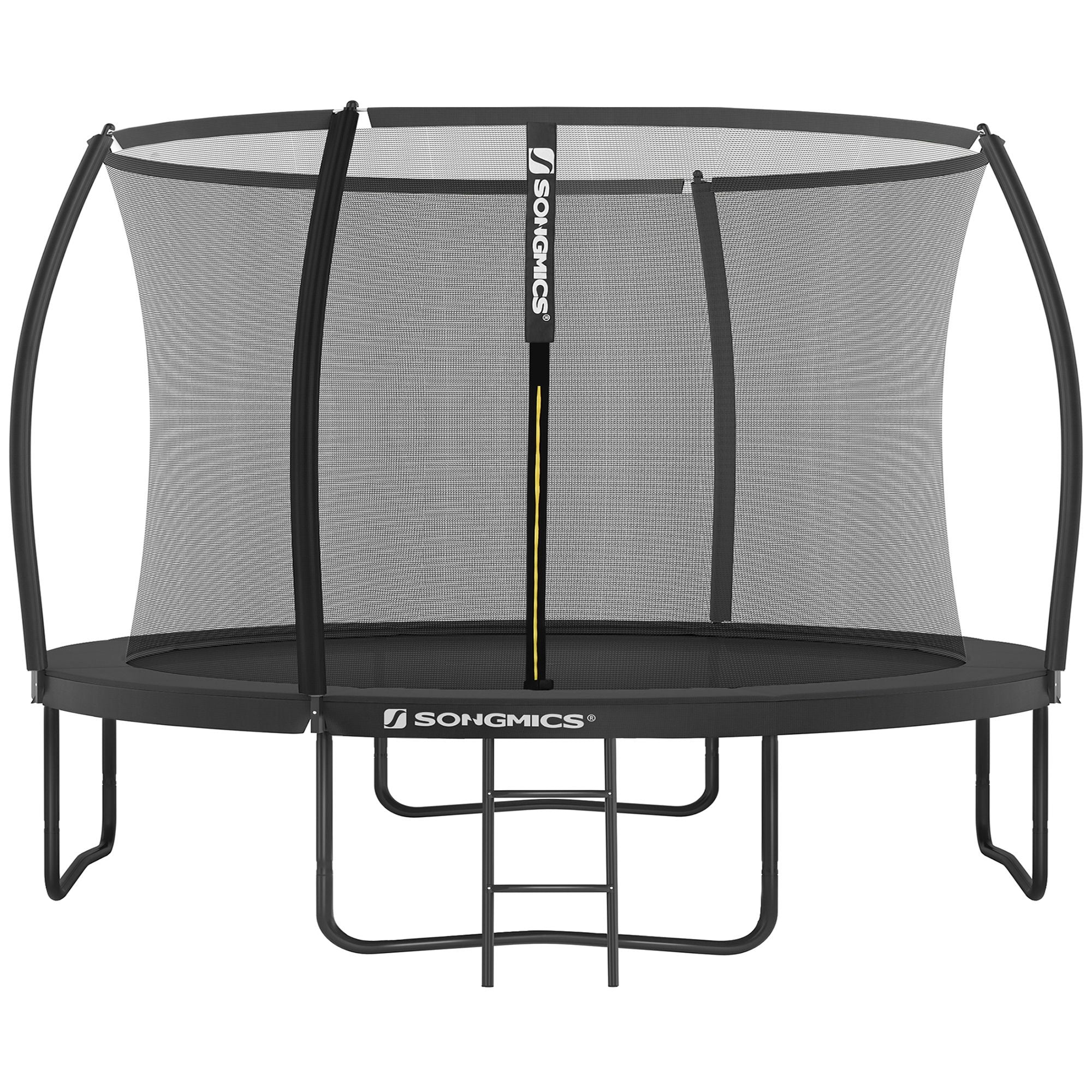 Trampolin 366 cm D, Garden Trampoline för barn med säkerhetsnät