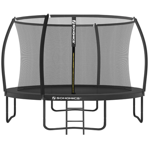 Trampolin 366 cm D, Garden Trampoline för barn med säkerhetsnät
