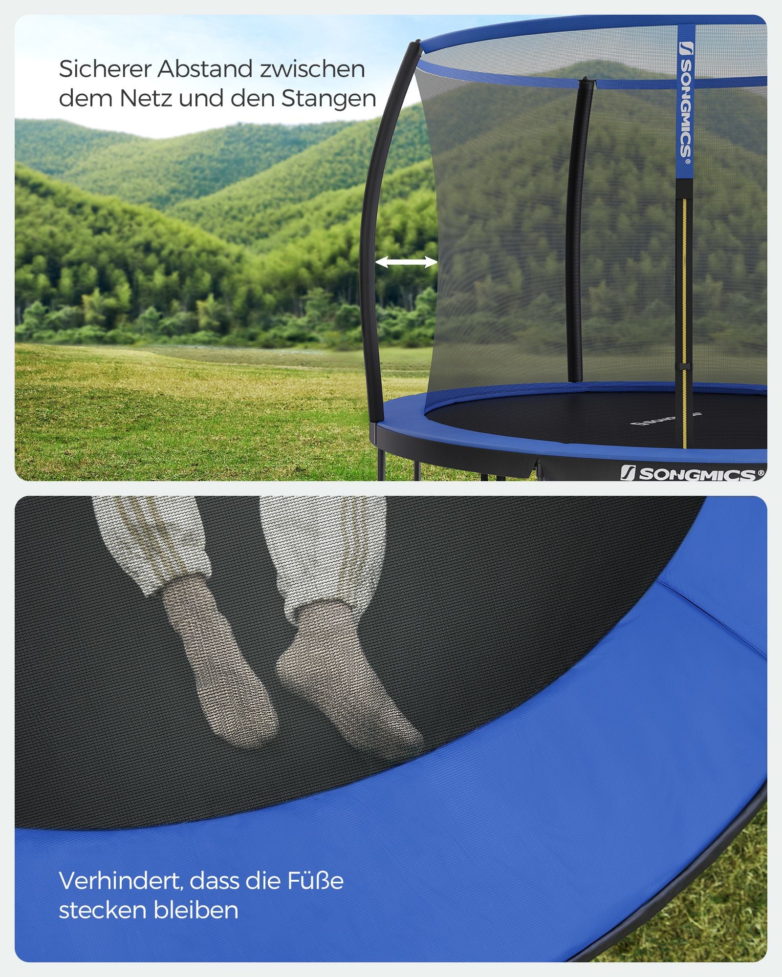Garden Trampoline - med säkerhetsnät - Ø 366 cm