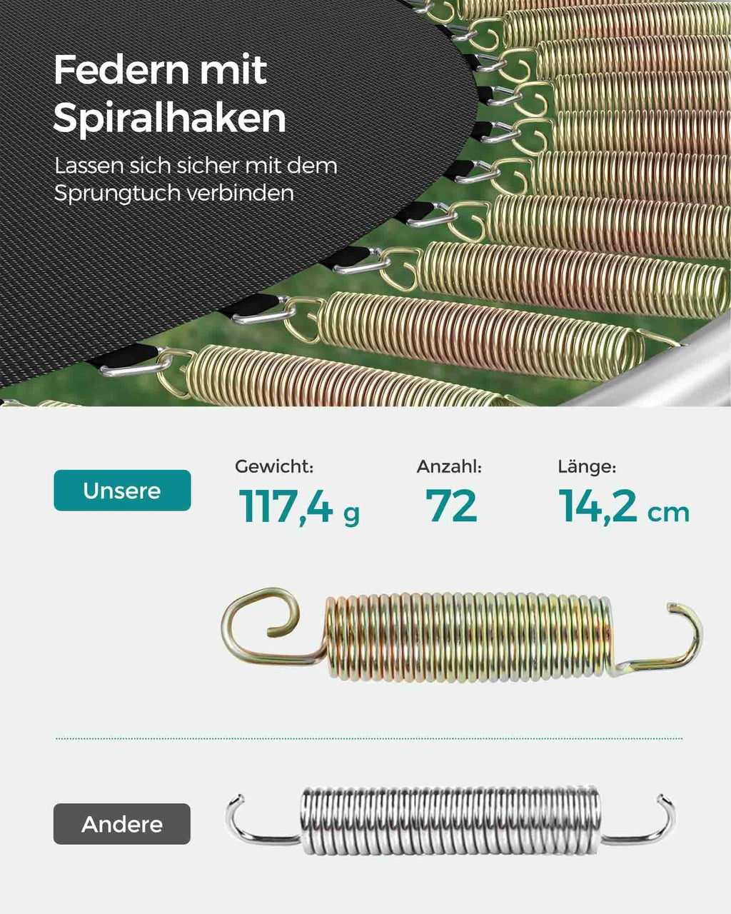 Garden Trampoline - med säkerhetsnät - Ø 366 cm