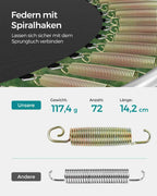 Garden Trampoline - med säkerhetsnät - Ø 366 cm