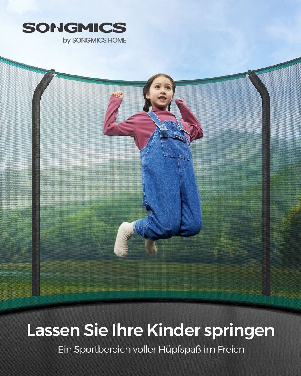 Trampolin - runda - med Fed Frame