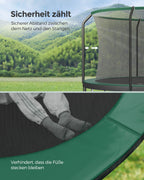 Trampolin - runda - med Fed Frame