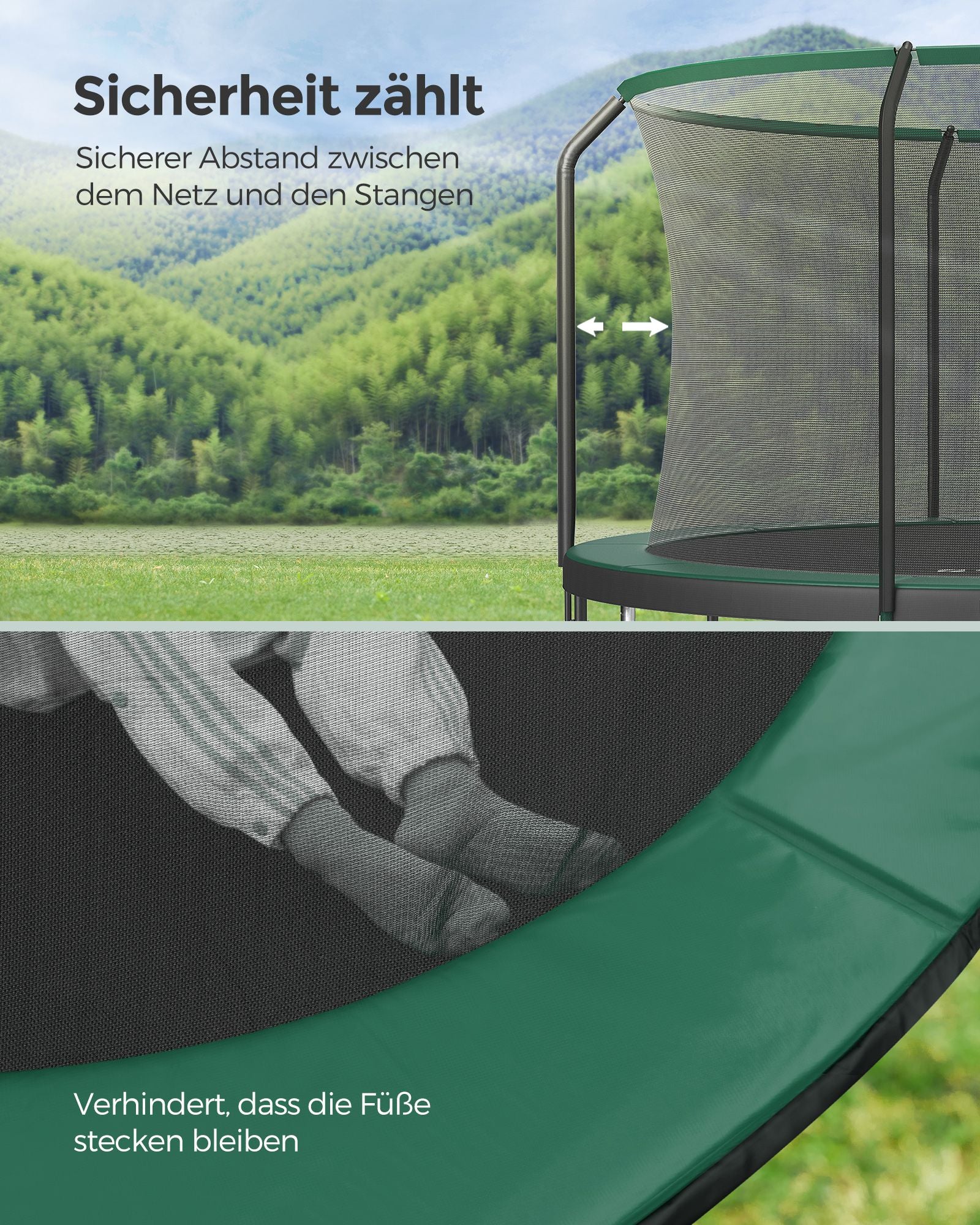 Trampolin - runda - med Fed Frame