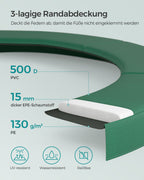 Trampolin - runda - med Fed Frame