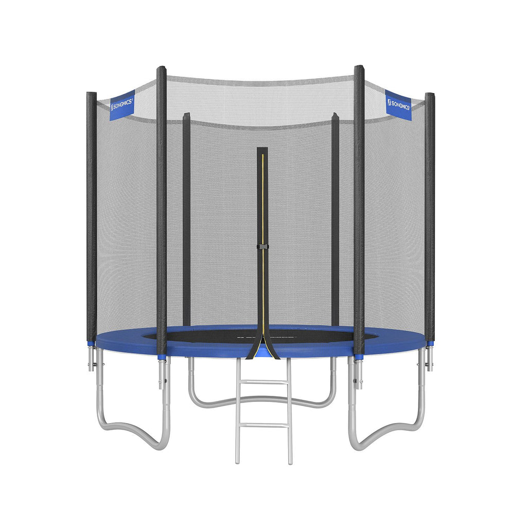Trampolin - Ø 244 cm - svart/blå