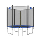 Trampolin - Ø 244 cm - svart/blå