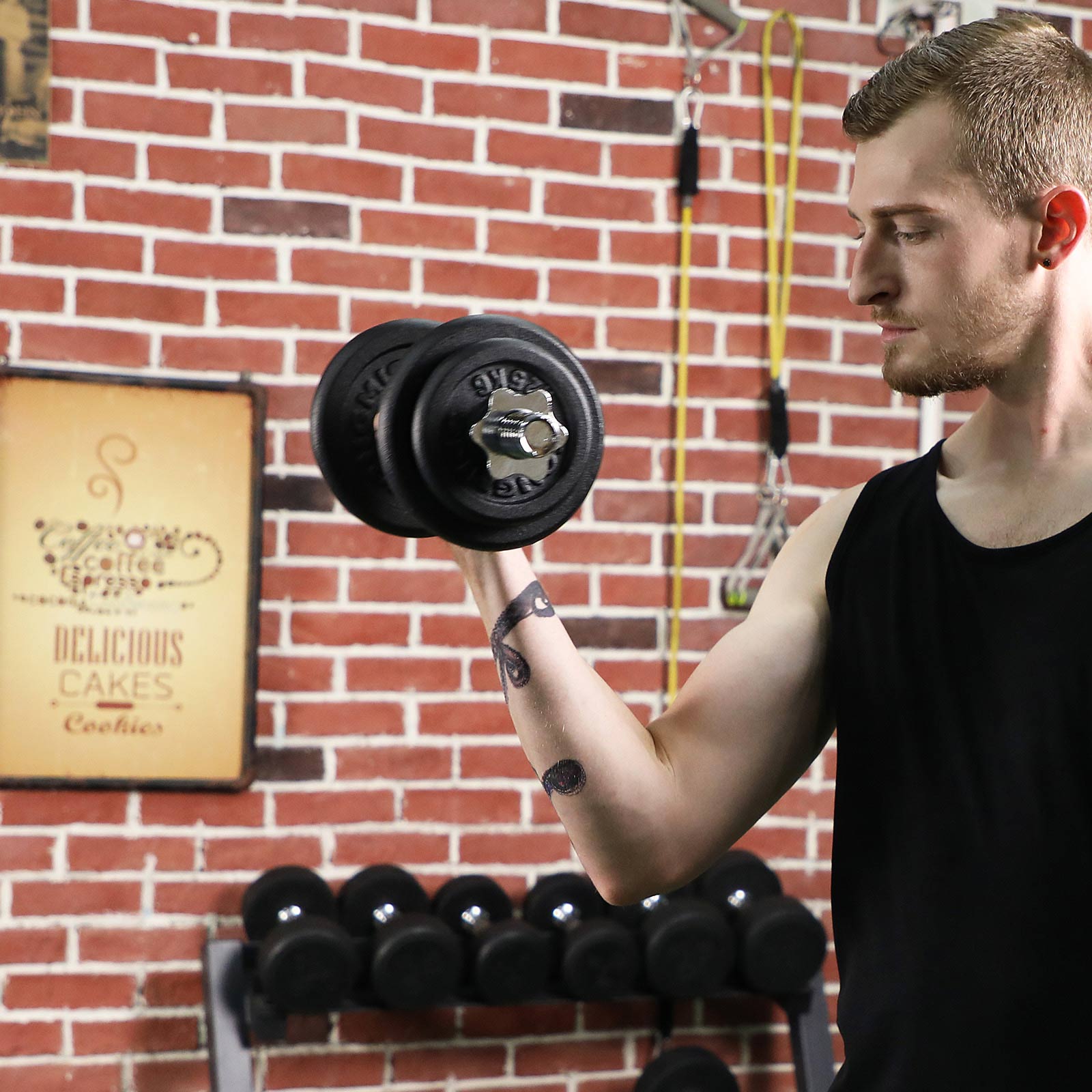 Halter Set - hantlar uppsättning av 2 - 20 kg