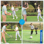 Badmintonnet - lätt att montera - justerbar i höjd
