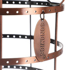 Smyckesställ - 4 -skiktstandard - smycken rack - kopparfärg