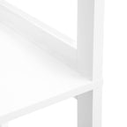 Badrumsskåp - fristående högt skåp - 60 x 32,5 x 154 cm - 3 öppna fack - 1 låda - 2 dörrar - vita