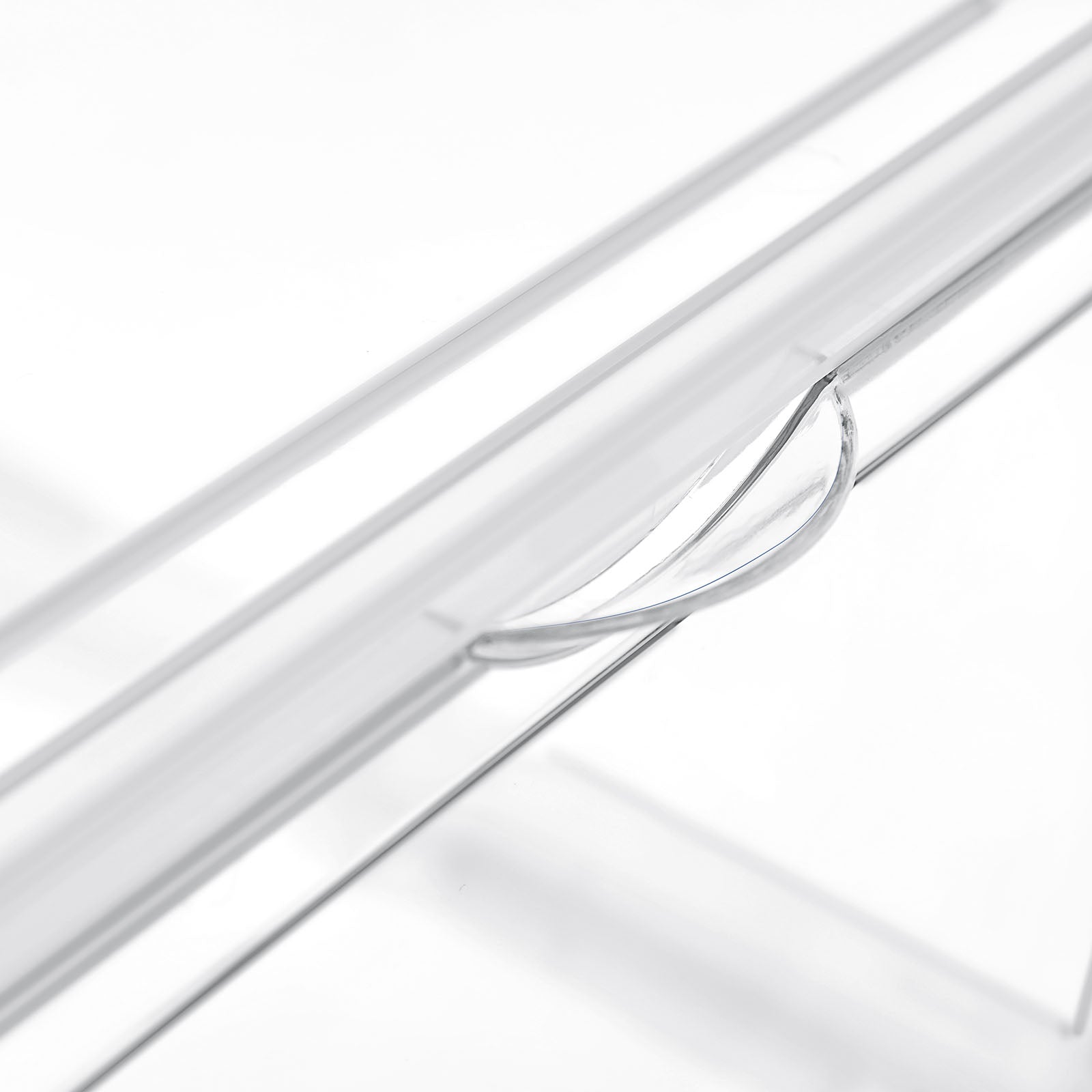 Skokartonger Set om 3 Stapelbara Transparent