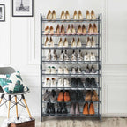 Shoe Rack - 8 nivåer - Stapelbar skoförvaring - 2 x 4 nivåer