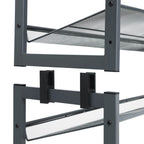 Shoe Rack - 8 nivåer - Stapelbar skoförvaring - 2 x 4 nivåer