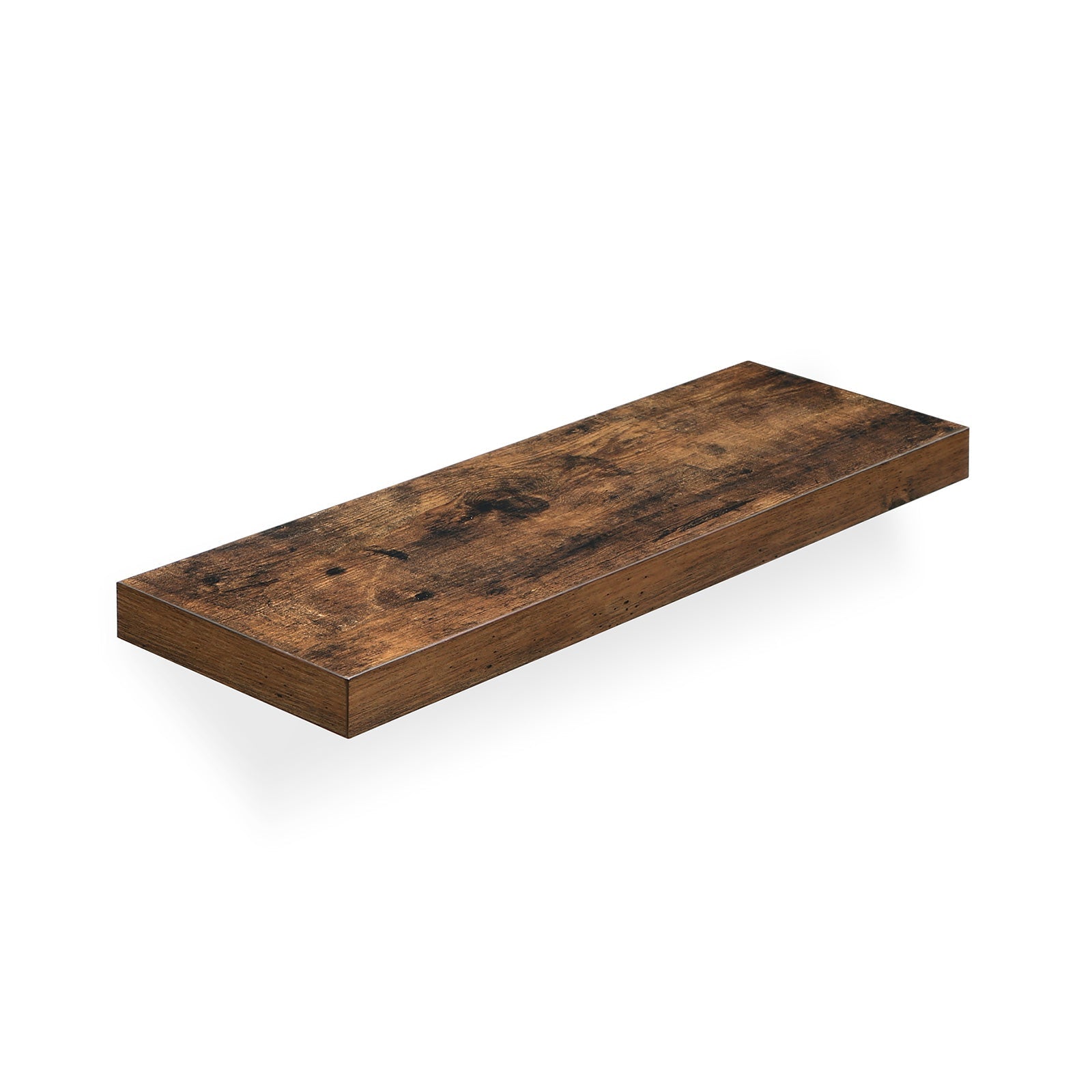 Flytande hylla – rustik design – 60 x 20 x 3,8 cm – brun