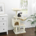 Scratching Post - med solstol - 110 cm - beige