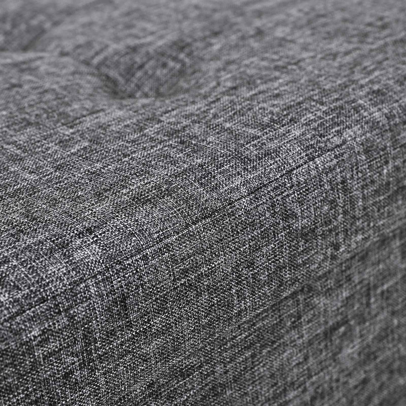 Sitsbox 110 cm mörkgrå blandad