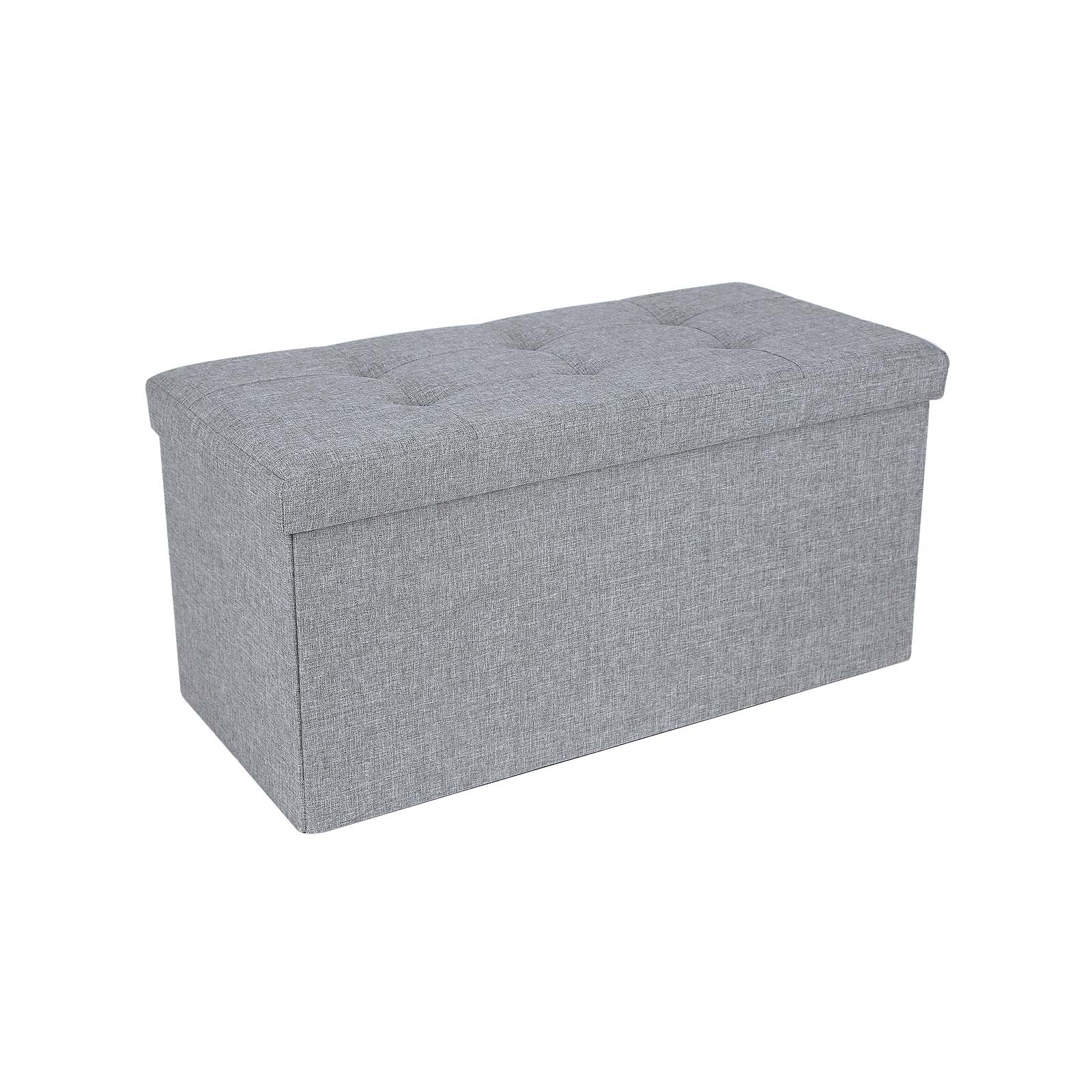 Sitsbox 76 cm ljusgrå blandad