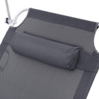 SUNTER - Lounge Bed - Lounger - With Sun Besök - Läggkapacitet på upp till 250 kg - Grå